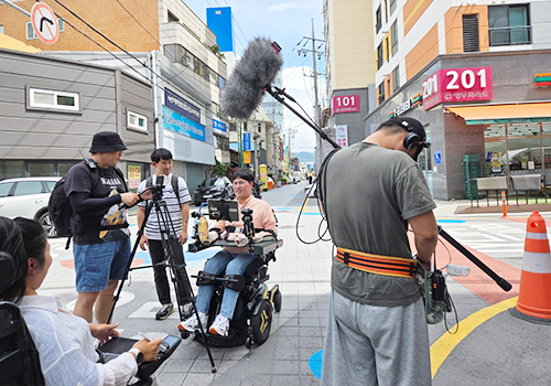 장애인권영화 제작 활동 활동사진1