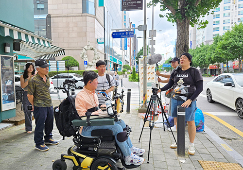 장애인권영화 제작 활동 활동사진2