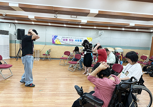 장애인식개선 연극 제작 활동 활동사진1