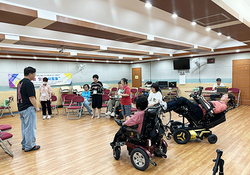 장애인식개선 연극 제작 활동 활동사진2