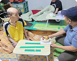 생일케이크 나눔 활동사진